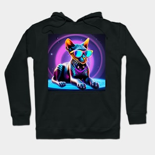 Cat Illustration Hoodie